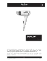 Sencor SHD 7031RS User Manual preview