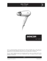 Предварительный просмотр 1 страницы Sencor SHD 7120WH User Manual