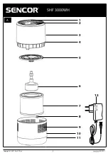 Предварительный просмотр 4 страницы Sencor SHF 3000WH User Manual