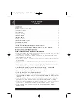 Preview for 2 page of Sencor shm 5203 User Manual