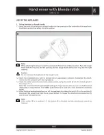 Предварительный просмотр 5 страницы Sencor SHM 5270 Instruction Manual