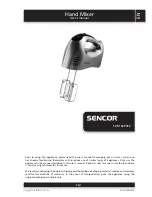 Sencor SHM 6203SS User Manual предпросмотр