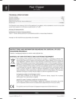 Preview for 8 page of Sencor SHP 320SL User Manual