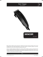 Sencor SHP 431BL User Manual preview