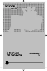 Sencor SIR 5000WDB User Manual preview