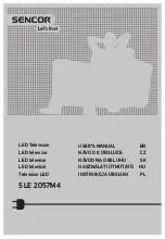 Sencor SLE 2057M4 User Manual preview