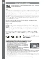 Preview for 8 page of Sencor SLE 22F46DM4 Instruction Manual