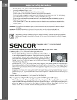 Предварительный просмотр 6 страницы Sencor SLE 2909M4 Instruction Manual