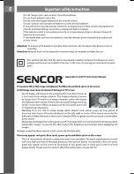 Предварительный просмотр 6 страницы Sencor SLE 3212M4 Instruction Manual