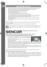 Preview for 6 page of Sencor SLE 3219 User Manual