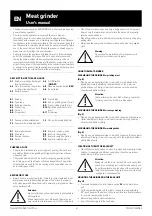 Предварительный просмотр 11 страницы Sencor SMG 4410WH Manual