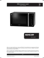 Preview for 1 page of Sencor SMW 3620D User Manual