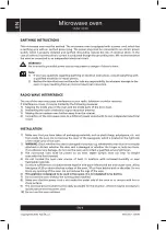 Preview for 4 page of Sencor SMW 3720 Operating Instructions Manual