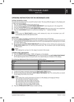 Preview for 9 page of Sencor SMW 3720 Operating Instructions Manual