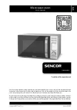 Sencor SMW 6020SS User Manual preview