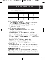 Preview for 39 page of Sencor SMW 6025 Instruction Manual