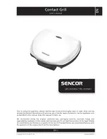 Sencor SPG 3100WH User Manual предпросмотр