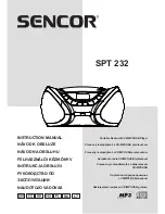 Sencor SPT 232 Instruction Manual предпросмотр