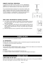 Предварительный просмотр 6 страницы Sencor SPT 3907 User Manual