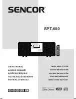 Sencor SPT-600 User Manual preview