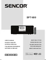 Preview for 1 page of Sencor SPT-600 User Manual