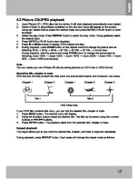 Предварительный просмотр 17 страницы Sencor SPV 2720 User Manual