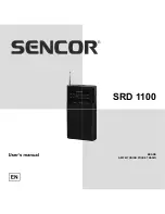 Предварительный просмотр 1 страницы Sencor SRD 1100 User Manual