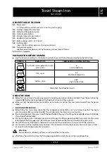 Предварительный просмотр 5 страницы Sencor SSI 1010GR User Manual