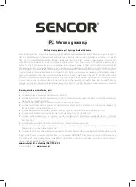 Preview for 31 page of Sencor SSK 361 User Manual