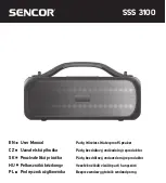 Preview for 1 page of Sencor SSS 3100 User Manual