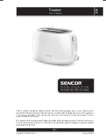 Sencor STS 2700WH User Manual preview