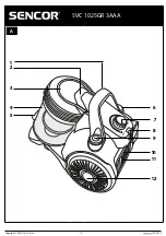 Предварительный просмотр 4 страницы Sencor SVC 1025GR 3AAA Manual