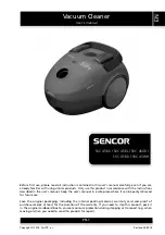 Предварительный просмотр 1 страницы Sencor SVC 45BK User Manual