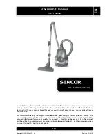 Preview for 1 page of Sencor SVC 610RD User Manual