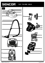 Предварительный просмотр 4 страницы Sencor SVC 7500BK 3AAA Translation Of The Original Manual