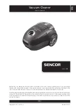Sencor SVC 7PE User Manual preview