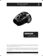 Sencor SVC 8GR User Manual предпросмотр