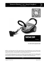 Sencor SVC 900 User Manual preview