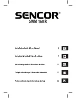 Предварительный просмотр 1 страницы Sencor SWM 160 R Installation Manual & User Manual