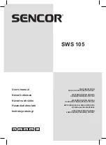 Sencor SWS 105 User Manual preview