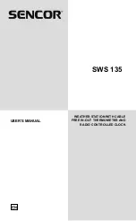 Sencor SWS 135 User Manual предпросмотр