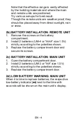 Preview for 5 page of Sencor SWS 135 User Manual