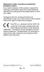 Preview for 17 page of Sencor SWS 135 User Manual