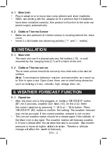 Preview for 6 page of Sencor SWS 280 User Manual