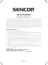 Preview for 29 page of Sencor SWS 9898 User Manual