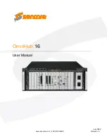 Предварительный просмотр 1 страницы Sencore OmniHub 16 User Manual