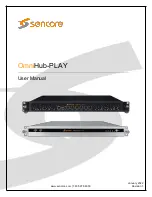 Предварительный просмотр 1 страницы Sencore OmniHub-PLAY User Manual