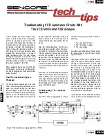 Sencore VC93 Manual предпросмотр