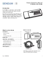 Sendum PT300D Operating Manual preview