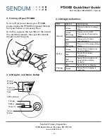 Предварительный просмотр 6 страницы Sendum PT300D Quick Start Manual